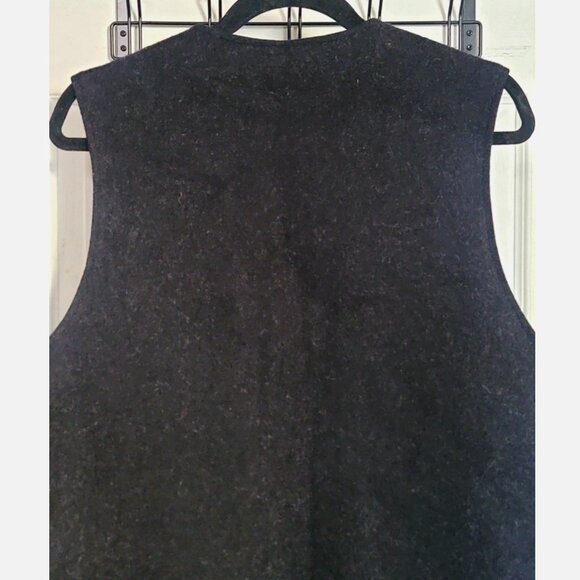 VTG Filson USA Cruiser Vest Mackinaw Wool Men 46 Charcoal Gray Black Style 20 XL - Picture 11 of 13